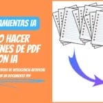 Como hacer requisitos de pdf utilizando herramientas de Inteligencia Artificial para resumir un documento PDF.