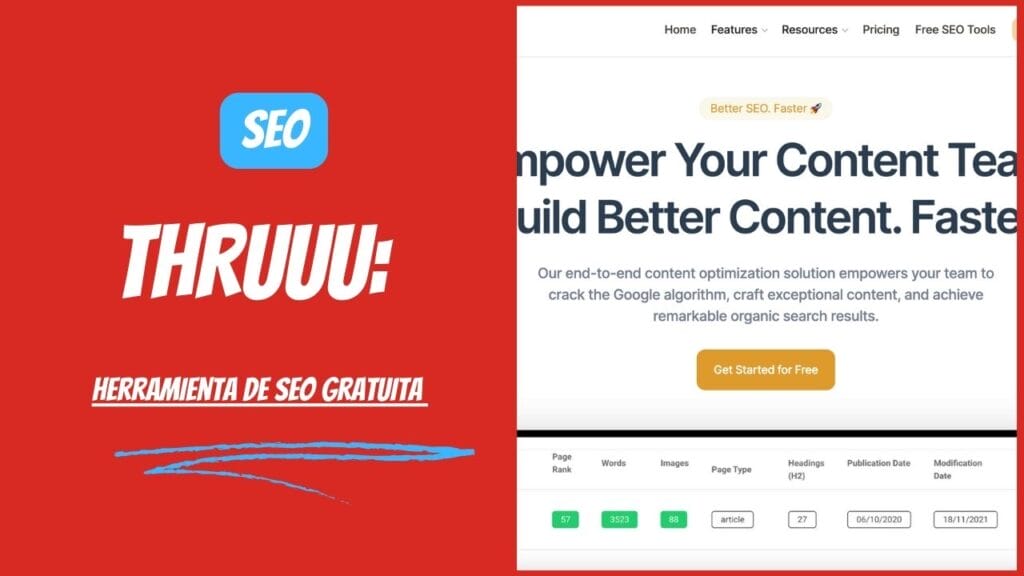 COMO DIGITAL -- Thruuu: Herramienta de SEO Gratuita que Está Revolucionando el marketing de contenidos