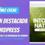 Imagen destacada en WordPress.