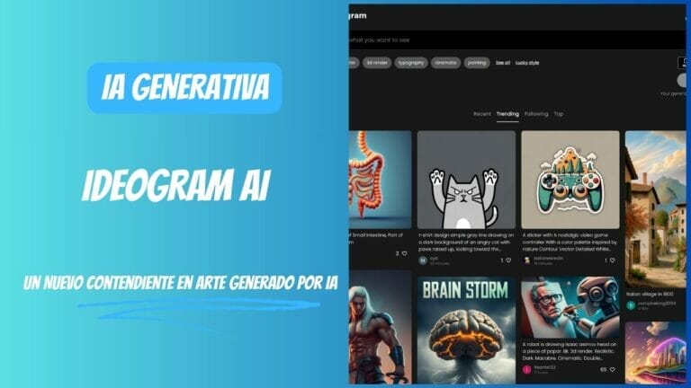 Ideogram AI – Un Nuevo Contendiente en Arte Generado por ia, alternativa a midjourney para crear imágenes y textos por inteligencia artificial