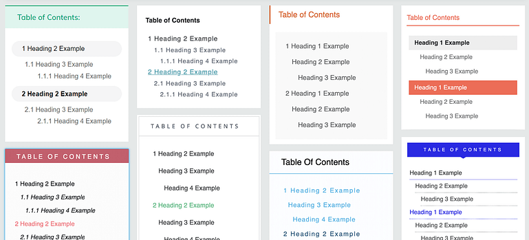 Crear tabla de contenidos en WordPress -  Thrive Table of Contents