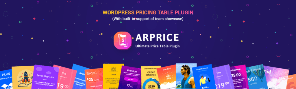 Los mejores plugins de comparación para WordPress- Pricing Table Plugin