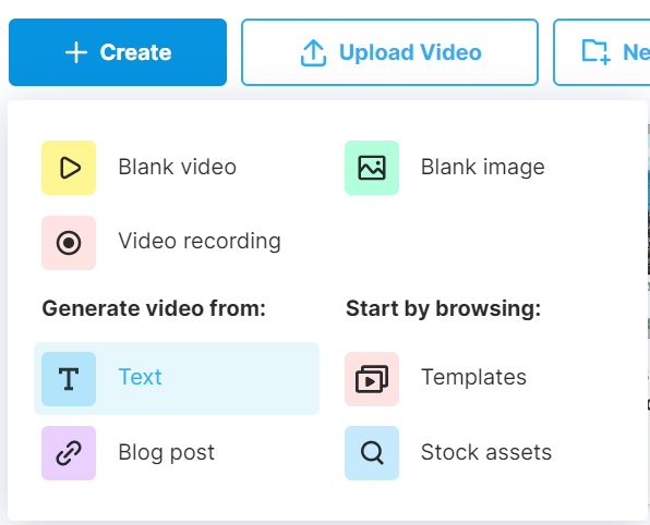 Cómo usar ChatGPT para escribir un guión de vídeo - Generación de nuevo video con texto