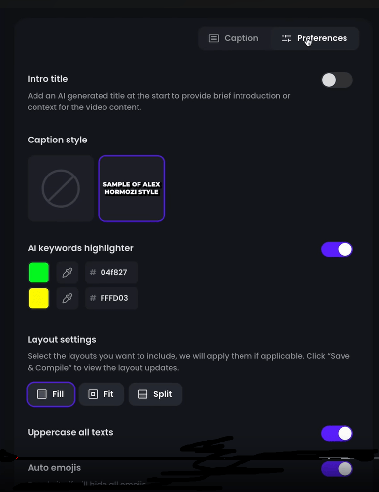 Una captura de pantalla que ilustra la configuración para crear 30 videos cortos usando IA en Adobe Flash Player.