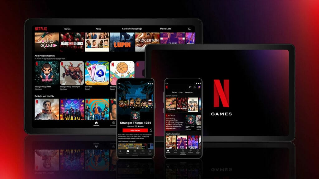 Cómo borrar el historial de Netflix - La aplicación de Netflix se muestra en una tableta y un teléfono y muestra cómo eliminar o eliminar el historial de Netflix.