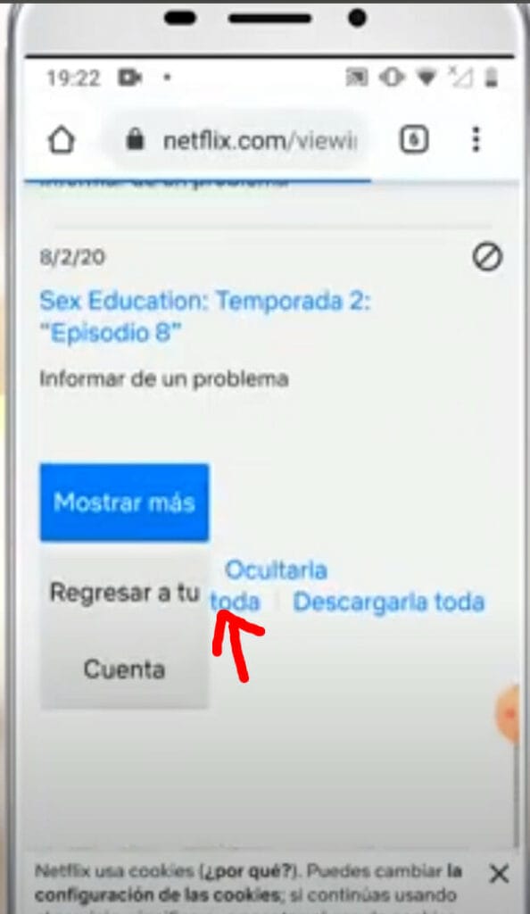Cómo borrar el historial de Netflix Netflix temporada 2 en español.