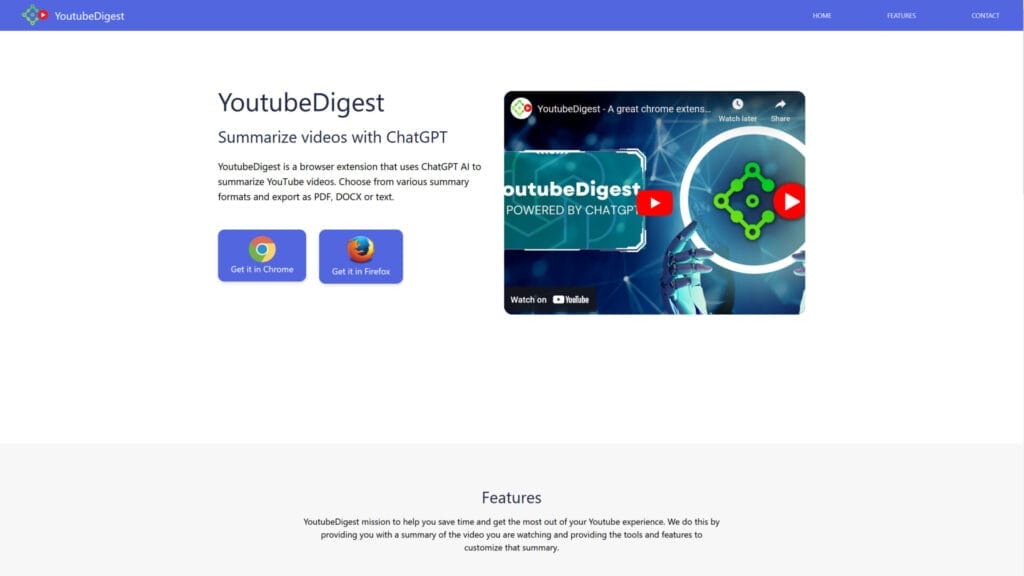 Herramientas IA que no puedes desconocer - Youtube Digest Youtubedot es una plataforma que no puedes pasar por alto. Con herramientas de vanguardia impulsadas por IA, revolucionará su presencia en línea. Prepárate para una experiencia revolucionaria como Youtube