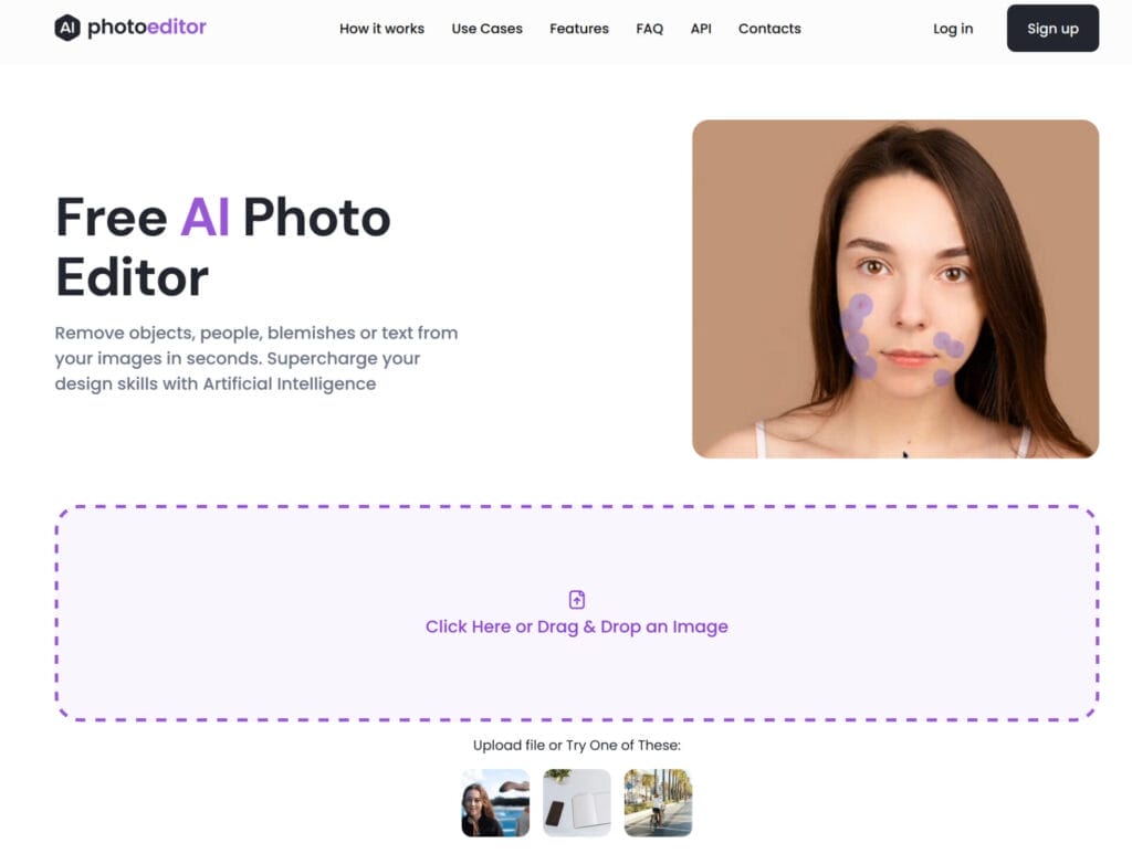 Herramientas IA que no puedes desconocer - Photoeditor.ai - Explora las nuevas herramientas de edición de fotografías con tecnología de IA de forma gratuita.