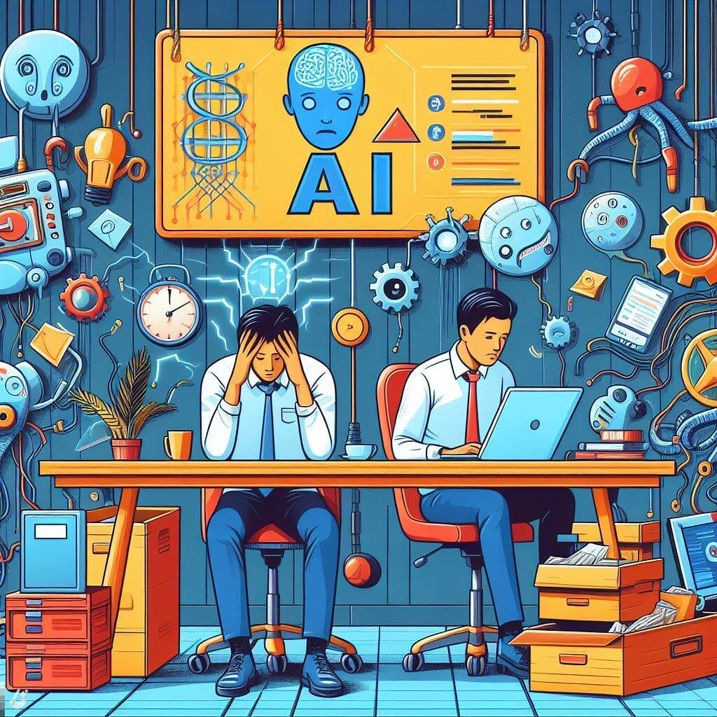 Tendencias de Inteligencia Artificial en 2024 -- La ansiedad laboral por la IA empeorará