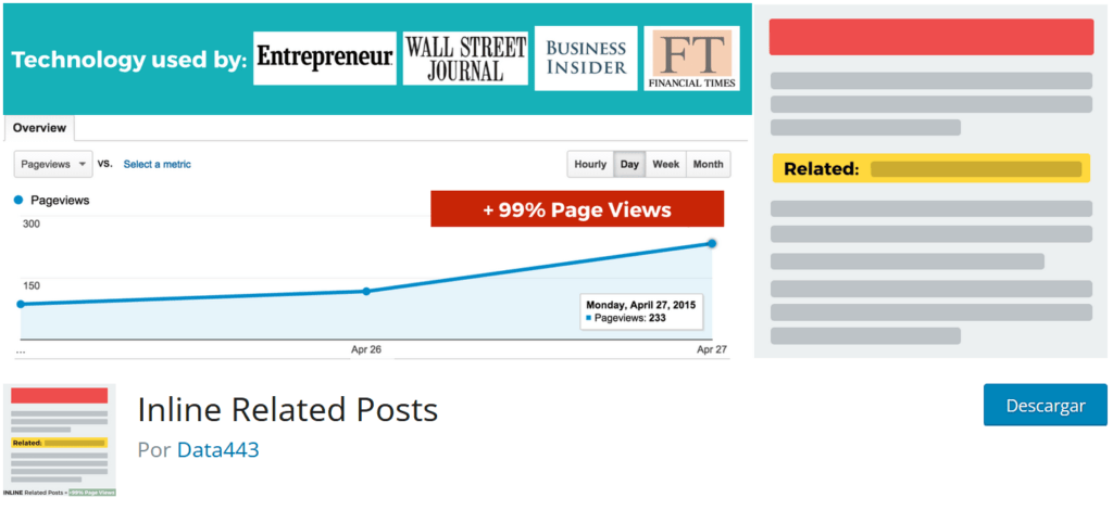 Estrategias para mejorar el SEO de tu blog: Cómo crear enlaces internos en WordPress 1 Cómo crear enlaces internos en WordPress - Inline Related Posts - Una captura de pantalla de una página de WordPress que muestra publicaciones de blog recientes.