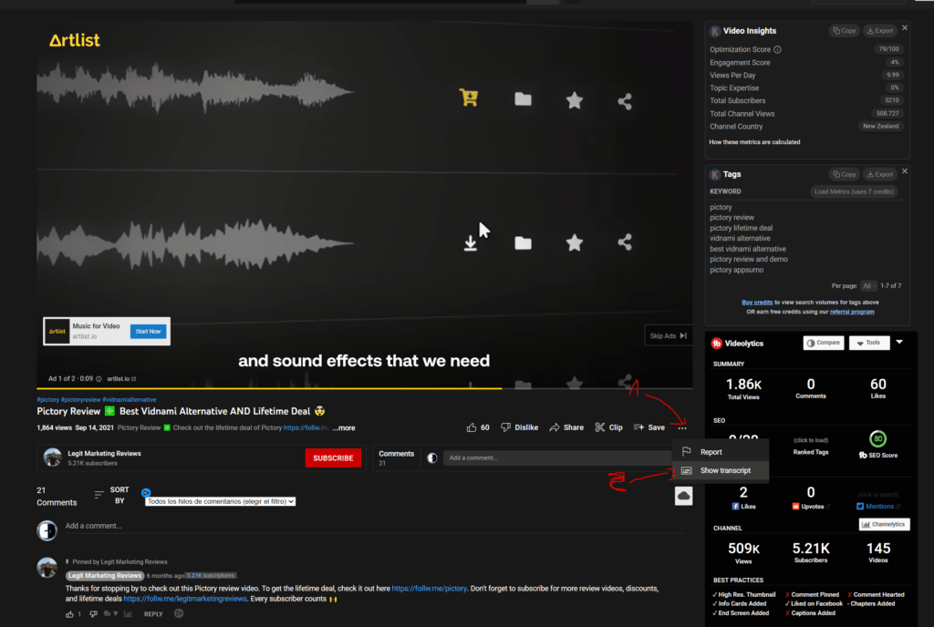 Cómo convertir tu vídeo de Youtube en una entrada de blog