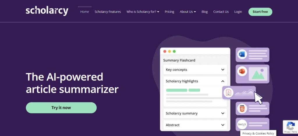 Como hacer resumenes de pdf con IA: Las mejores herramientas de Inteligencia Artificial para resumir un documento PDF 16 Como hacer resumenes de pdf con IA - Scholarcy